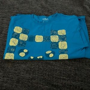 Blue adventure time shirt